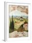 Tuscan Landscape-null-Framed Art Print