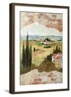 Tuscan Landscape-null-Framed Art Print