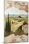 Tuscan Landscape-null-Mounted Art Print