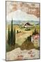 Tuscan Landscape-null-Mounted Art Print