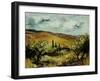 tuscan landscape-Pol Ledent-Framed Art Print