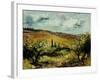 tuscan landscape-Pol Ledent-Framed Art Print