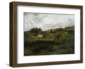 Tuscan Landscape-John Henry Twachtman-Framed Giclee Print