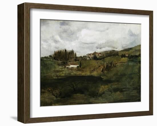 Tuscan Landscape-John Henry Twachtman-Framed Giclee Print