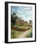 Tuscan Landscape-Adolfo Belimbau-Framed Giclee Print