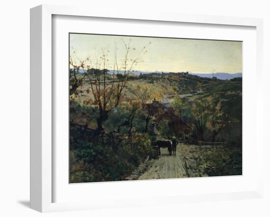 Tuscan Landscape-Telemaco Signorini-Framed Giclee Print