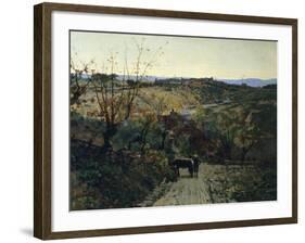 Tuscan Landscape-Telemaco Signorini-Framed Giclee Print