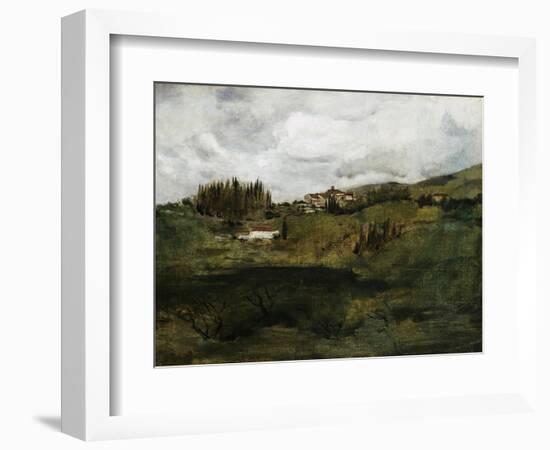 Tuscan Landscape-John Henry Twachtman-Framed Giclee Print