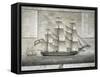 Tuscan Merchant Ship, by Gaetano Vascellini (1745-1805), Italy, 18th Century-null-Framed Stretched Canvas