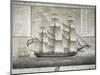 Tuscan Merchant Ship, by Gaetano Vascellini (1745-1805), Italy, 18th Century-null-Mounted Giclee Print