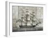 Tuscan Merchant Ship, Italy, 18th Century-null-Framed Giclee Print