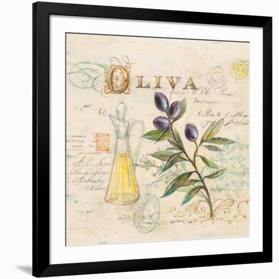 Tuscan Olive Oil-Angela Staehling-Framed Art Print