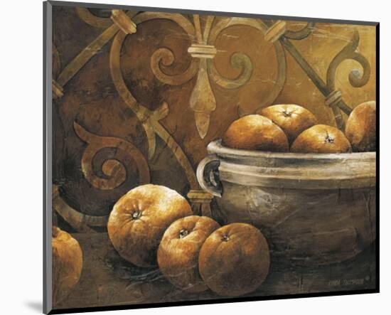 Tuscan Orange-Linda Thompson-Mounted Giclee Print