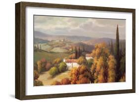 Tuscan Panorama-Vail Oxley-Framed Art Print