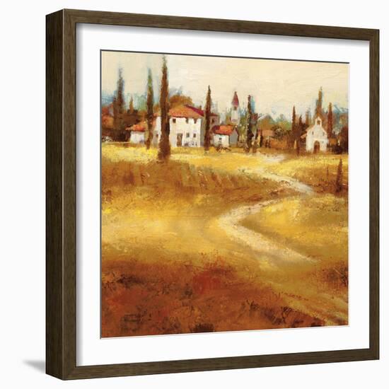 Tuscan Path-Paul Santiago-Framed Art Print