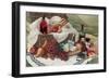 Tuscan Picnic-Janet Kruskamp-Framed Art Print