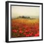 Tuscan Poppies-Amy Melious-Framed Art Print