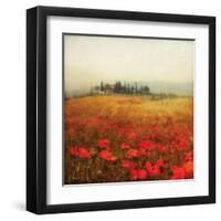 Tuscan Poppies-Amy Melious-Framed Art Print