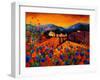 Tuscan Poppies-Pol Ledent-Framed Art Print
