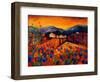 Tuscan Poppies-Pol Ledent-Framed Art Print