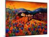 Tuscan Poppies-Pol Ledent-Mounted Art Print