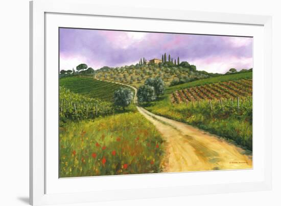 Tuscan Road-Michael Swanson-Framed Art Print