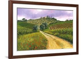 Tuscan Road-Michael Swanson-Framed Art Print