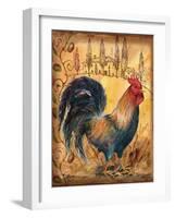 Tuscan Rooster I-Todd Williams-Framed Art Print