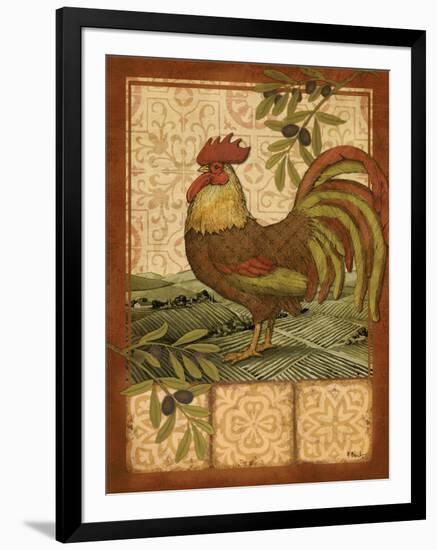 Tuscan Rooster I-Paul Brent-Framed Art Print