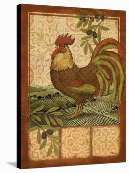 Tuscan Rooster I-Paul Brent-Stretched Canvas