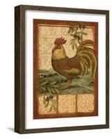 Tuscan Rooster I-Paul Brent-Framed Art Print