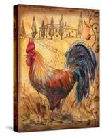 Tuscan Rooster II-Todd Williams-Stretched Canvas