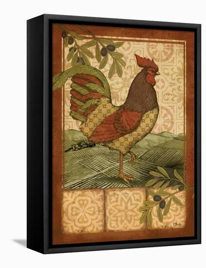 Tuscan Rooster II-Paul Brent-Framed Stretched Canvas