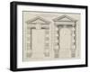 Tuscan Rusticated Doors-Langley-Framed Art Print