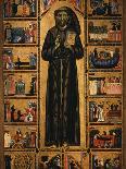 Altarpiece with Life of Saint Francis of Assisi-Tuscan School-Stretched Canvas