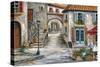 Tuscan St Scene-Marilyn Dunlap-Stretched Canvas