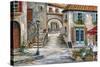 Tuscan St Scene-Marilyn Dunlap-Stretched Canvas