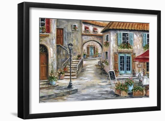 Tuscan St Scene-Marilyn Dunlap-Framed Art Print