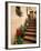 Tuscan Staircase, Italy-Walter Bibikow-Framed Premium Photographic Print