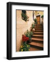 Tuscan Staircase, Italy-Walter Bibikow-Framed Photographic Print