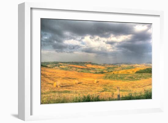 Tuscan Storm I-Robert Goldwitz-Framed Photographic Print