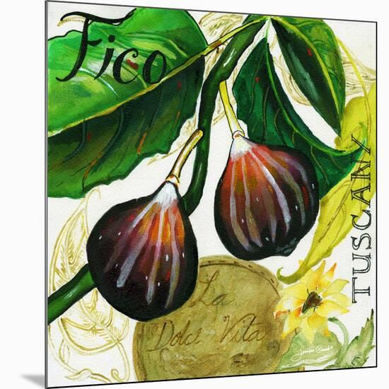 Tuscan Sun Figs-Jennifer Garant-Mounted Giclee Print