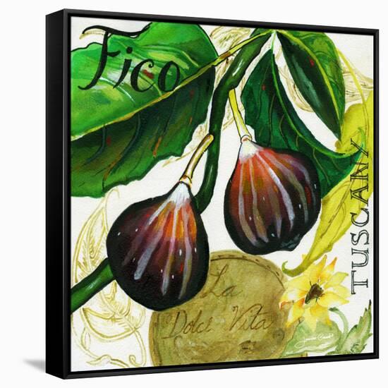 Tuscan Sun Figs-Jennifer Garant-Framed Stretched Canvas