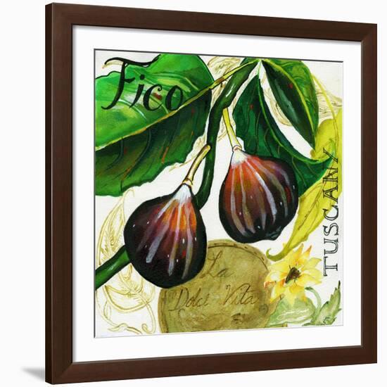 Tuscan Sun Figs-Jennifer Garant-Framed Giclee Print