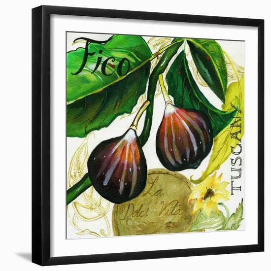 Tuscan Sun Figs-Jennifer Garant-Framed Giclee Print