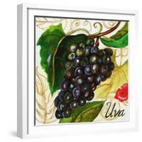 Tuscan Sun Grapes-Jennifer Garant-Framed Giclee Print