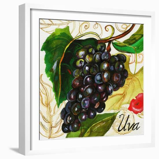 Tuscan Sun Grapes-Jennifer Garant-Framed Giclee Print