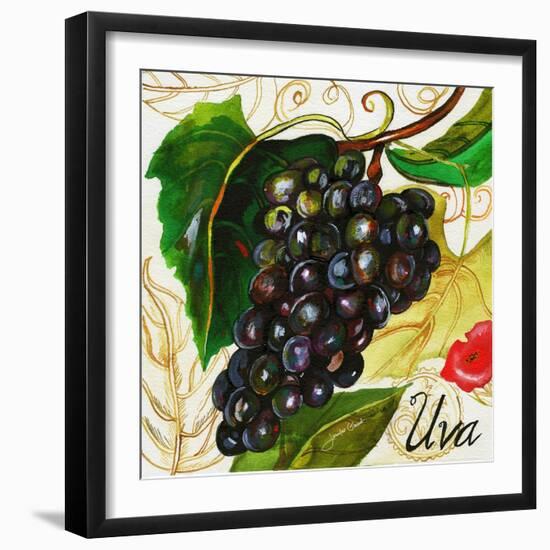 Tuscan Sun Grapes-Jennifer Garant-Framed Giclee Print