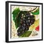 Tuscan Sun Grapes-Jennifer Garant-Framed Giclee Print