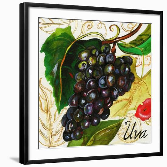 Tuscan Sun Grapes-Jennifer Garant-Framed Giclee Print